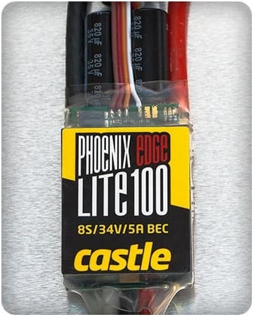 CC Phoenix EDGE LITE 100 - 34V/100A ESC w.5A BEC