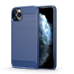 SKALO iPhone 11 Pro Armor Carbon Stødsikker TPU-cover - Blå