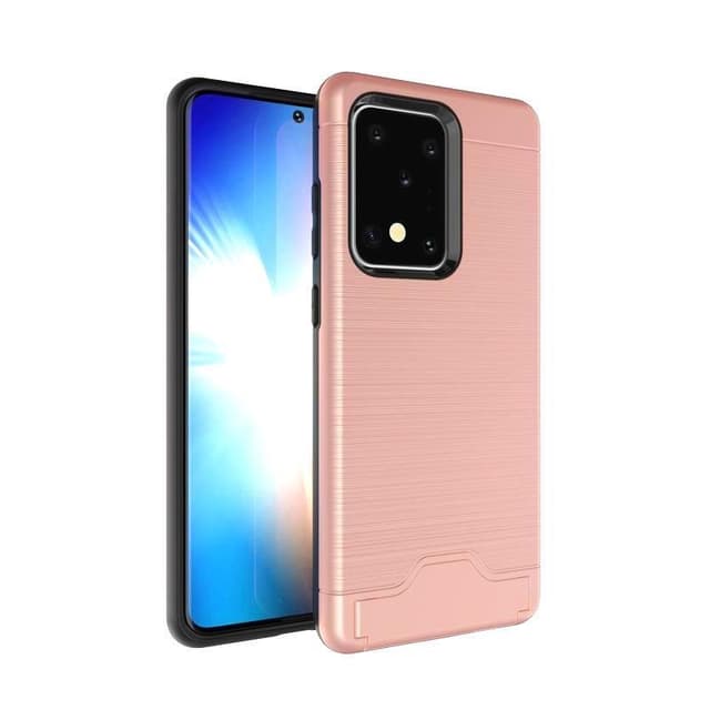 Samsung S20 ULTRA | Armor skal | Korthållare - Rosa