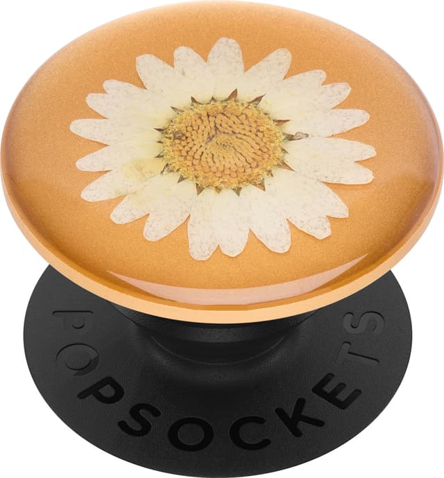 Popsockets Premium grep t. mobile enheter (pressed flower white daisy)