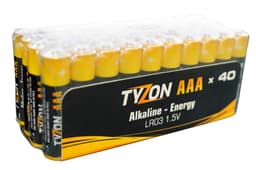 1,5 V AAA-alkalinebatterier, 40 st.