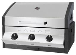 Gassgrill 3B innbygging - svart panel "Meridian"