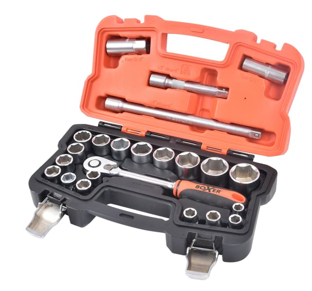 Hylsnyckelsats 1/2"-23 delar