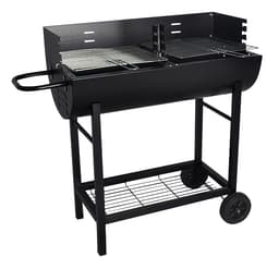 Tønde Grill LUX 97cm. Sort-Hot lak