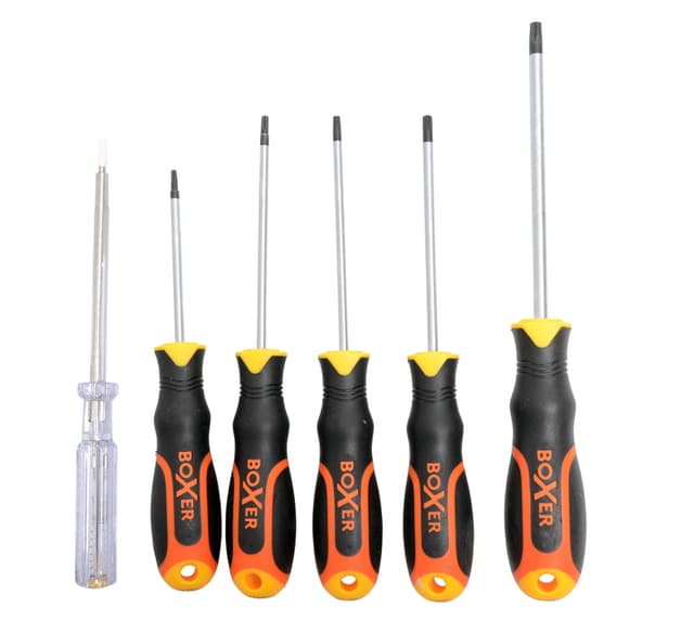 Skrutrekkersett TORX 6 deler