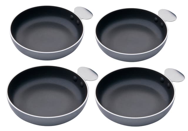 Tapassett  4 stk. skåler med slippbelegg
