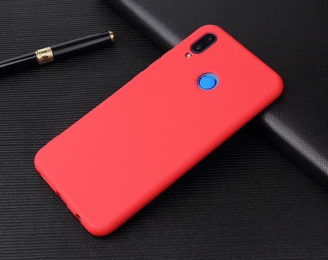 Huawei P Smart 2019 Ultratunn Silikonskal - Röd