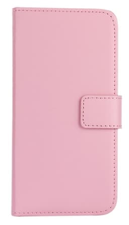 Plånboksfodral Äkta Skinn Huawei P Smart 2019 - Ljusrosa