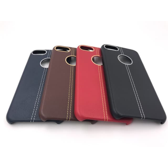 Detaljrikt skal till iPhone 7/8 Retro känsla - Svart