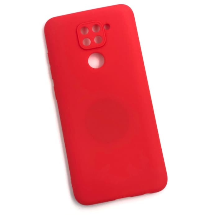 Xiaomi Redmi Note 9 Ultratunn Silikonskal - Röd