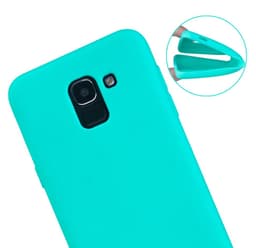 Samsung J6 2018 Ultratunn Silikonskal - Turkos