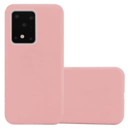 SKALO Samsung S20 Ultra Ultratynd TPU-skal - Pink