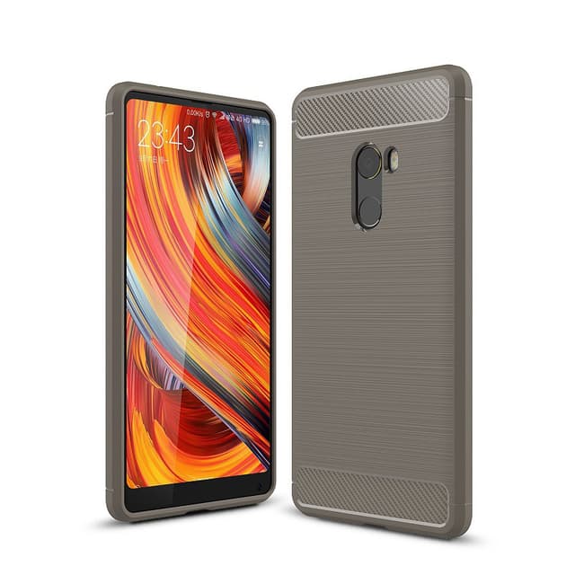 Stöttåligt Armor Carbon TPU-skal Xiaomi Mi Mix 2 - Grå