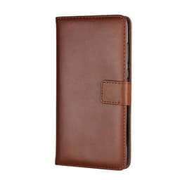 Plånboksfodral Äkta Huawei P30 Lite - Brun