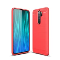 Stöttåligt Armor Carbon TPU-skal Xiaomi Redmi Note 8 Pro - Röd