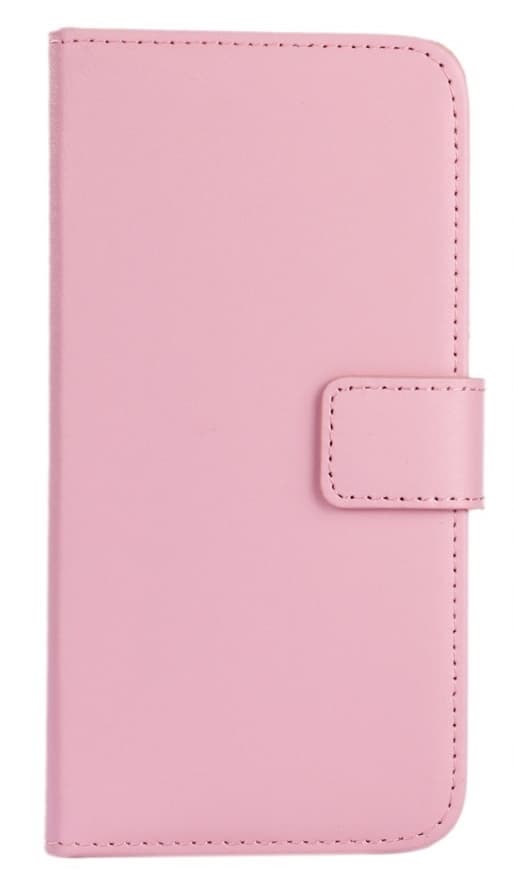 Plånboksfodral Äkta Skinn Xiaomi Mi A2 - Ljusrosa