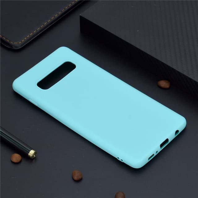 SKALO Samsung S10 Ultraohut TPU-kuori - Turkoosi