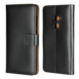 Plånboksfodral Äkta Skinn Xiaomi Mi Mix 2 - Svart