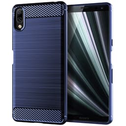Stöttåligt Armor Carbon TPU-skal Sony Xperia L3 - Blå