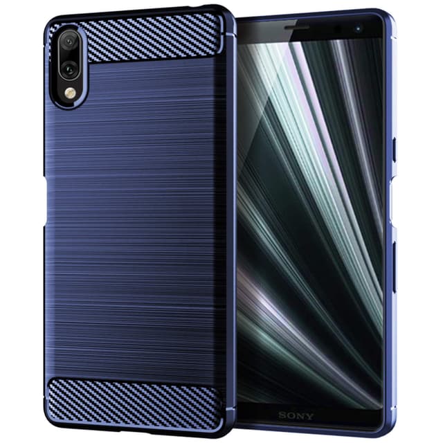 Stöttåligt Armor Carbon TPU-skal Sony Xperia L3 - Blå