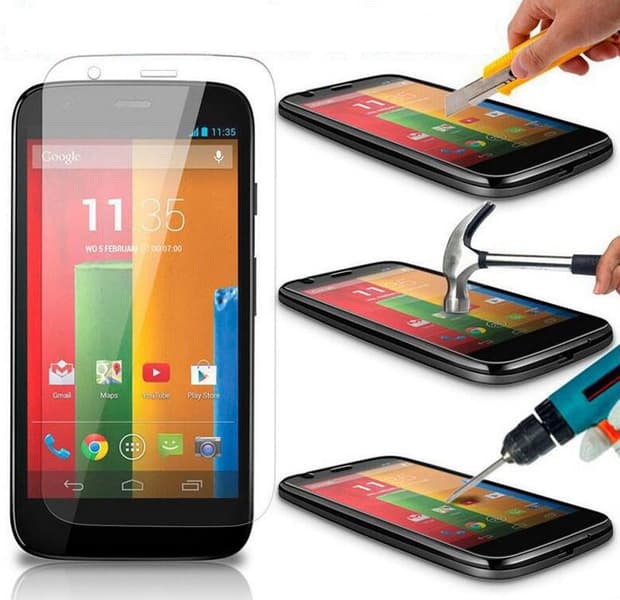 2-PACK härdat glas Moto G