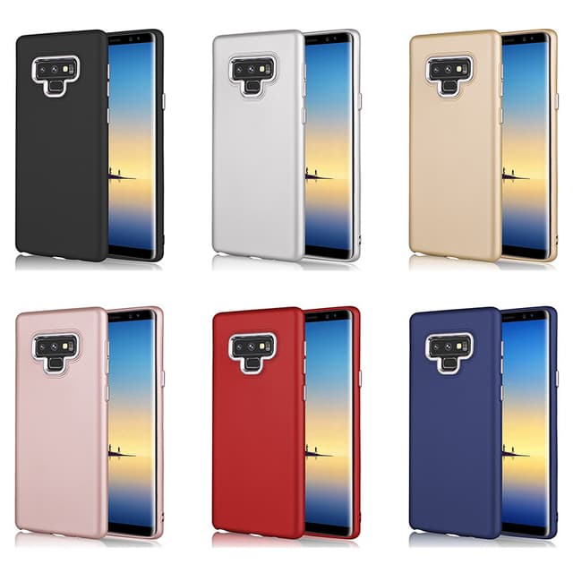 Samsung Note 9 | TPU-Skal Metallknappar - Svart