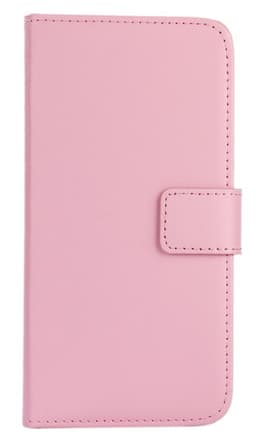 SKALO Samsung S8 Plånboksfodral Äkta Skinn - Rosa