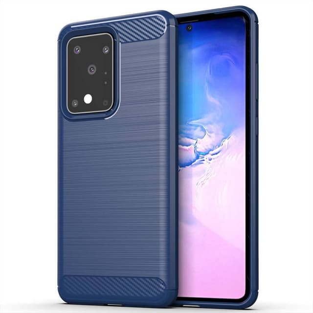 Stöttåligt Armor Carbon TPU-skal Samsung S20 Ultra - fler färger - Blå