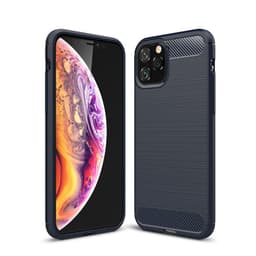 SKALO iPhone 11 Pro Max Armor Carbon Stødsikker TPU-cover - Blå
