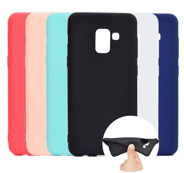 Samsung J6 2018 Ultratunn Silikonskal - Blå