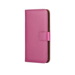 SKALO iPhone 11 Lompakkokotelo Aitoa nahkaa - Cerise