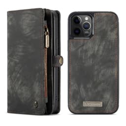 CASEME iPhone 12 Pro Max Retro plånboksfodral - Svart