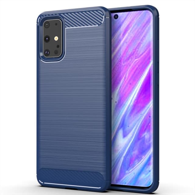 SKALO Samsung S20 Armor Carbon Stødsikker TPU-cover - Blå