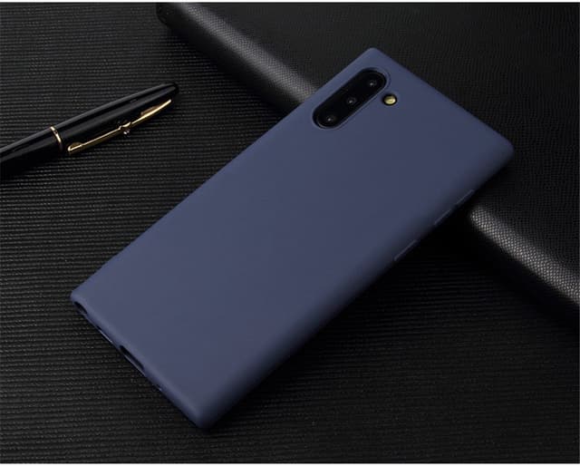 Samsung Note 10 Ultratunn Silikonskal - Blå