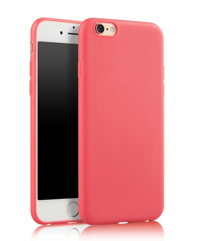 SKALO iPhone 7/8 Ultratynd TPU-skal - Rød