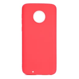 Moto G5 PLUS Ultratunn Silikonskal - Röd