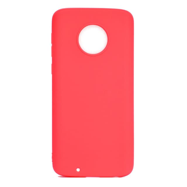 Moto G5 PLUS Ultratunn Silikonskal - Röd