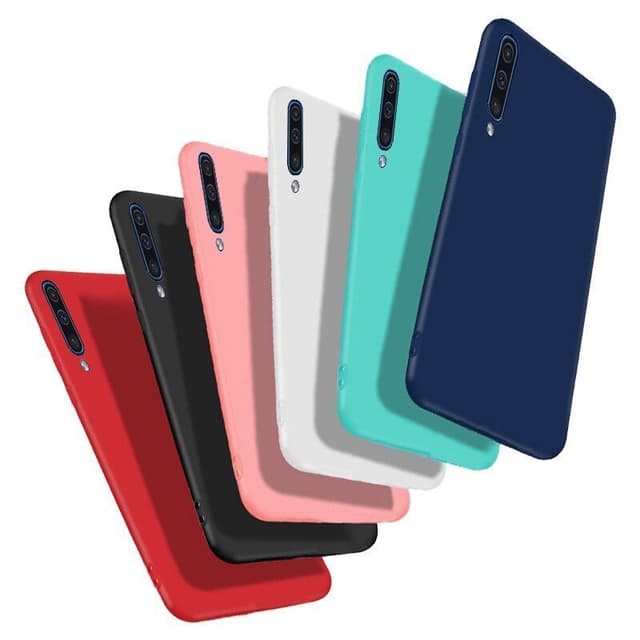 SKALO Samsung A70 Ultraohut TPU-kuori - Musta