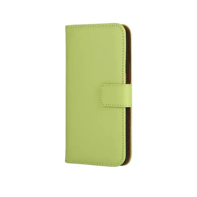 SKALO iPhone 11 Pro Plånboksfodral Äkta Skinn - Grön