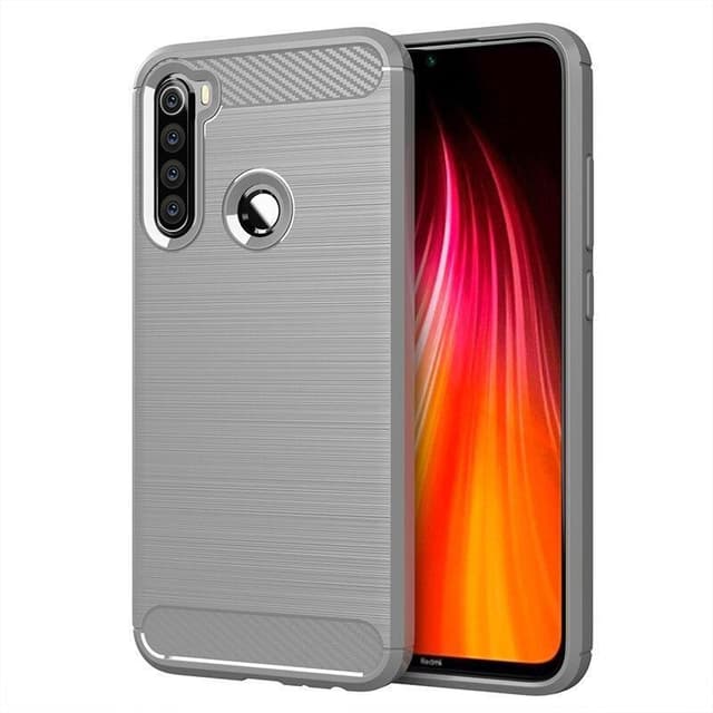 Stöttåligt Armor Carbon TPU-skal Xiaomi Redmi Note 8T - Grå