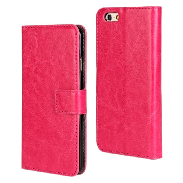 Plånboksfodral i PU-Läder till iPhone 6/6S - Cerise