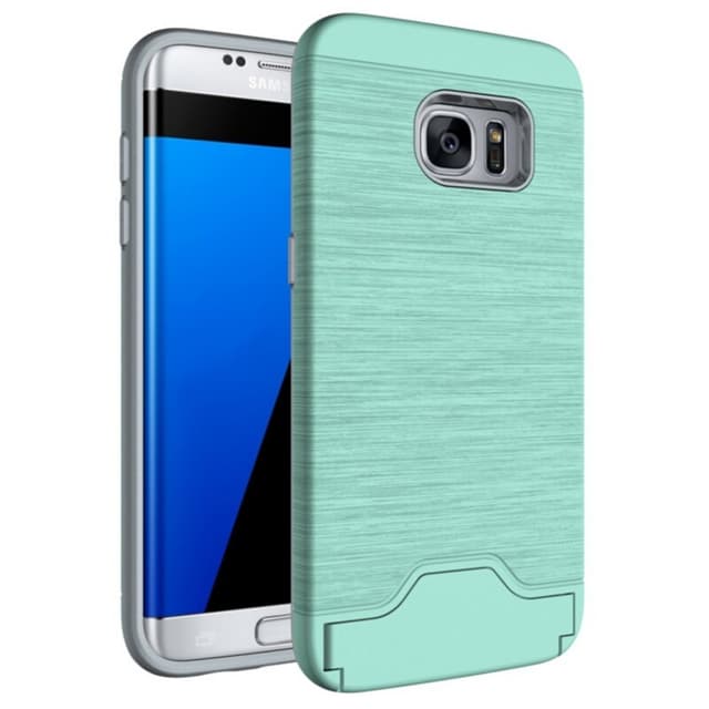 Samsung S7 | Armor skal | Korthållare - Turkos