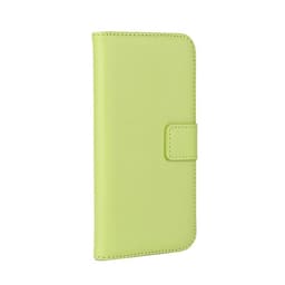 Plånboksfodral Äkta Skinn Samsung Note 9 - Grön