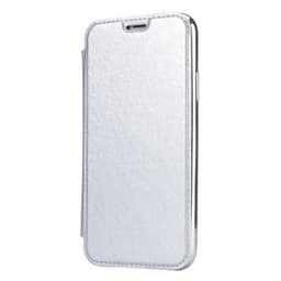 SKALO iPhone 7/8 Lompakkokotelo TPU Ultra Ohut - Hopea