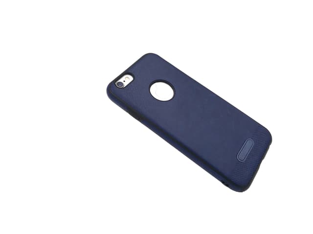 iPhone 6/6S Mjukt läderskal - Blå