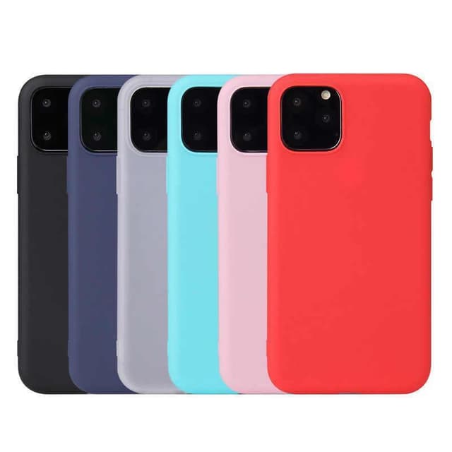 SKALO iPhone 12 Pro Ultraohut TPU-kuori - Punainen