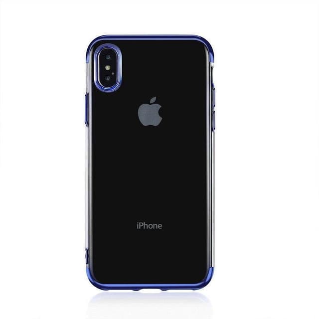 Design TPU-skal Electro Plating till iPhone X/Xs - Blå