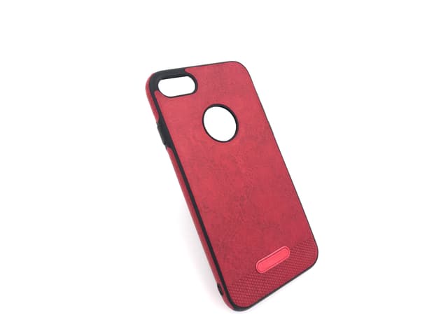 Läderimitation iPhone 7/8 - Röd