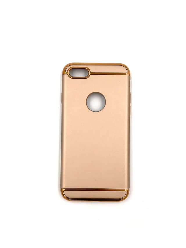 Design skal 3 i 1 guldkant till iPhone 8 - Guld