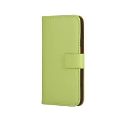 Plånboksfodral Äkta Skinn LG G4 - Grön